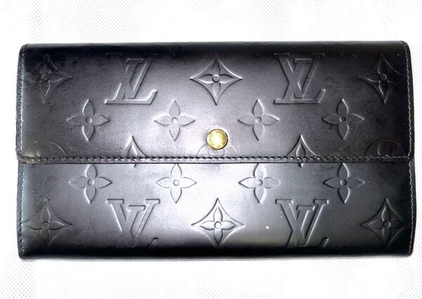 激安!早い者勝ち! LOUIS VUITTON ルイヴィトン ポルトフォイユ ブラック ピンク ヴェルニ 長財布