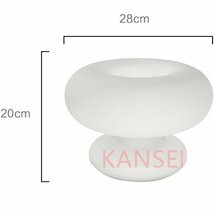 テーブル ランプ 樹脂 ライト 照明 丸 キノコ 装飾 インテリア リビング 寝室 ベッド 間接 卓上 スタンド 北欧 オブジェ 室内 全２電球色_画像10