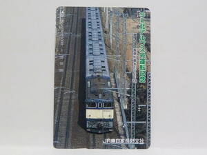 【　使用済　】　ＪＲ東日本　長野支社　オレンジカード　　ＳＬ北アルプス号　運転記念　　客車列車を引くＥＦ６４　　　