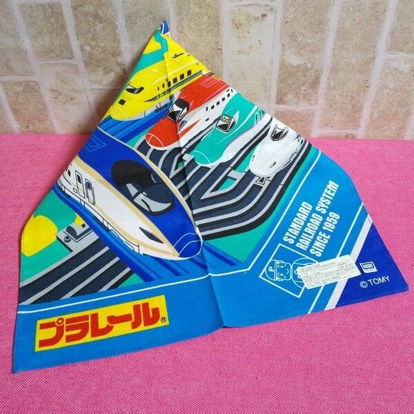 子供用　ハンカチ　プラレール　新幹線　 30×30cm　ドクターイエロー　タカラトミー　JR東日本　JR西日本　未使用品