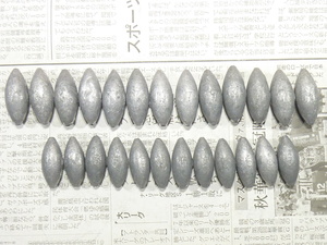 オモリ ナツメ 7号5号【オモリ おもり なつめ グミ ぐみ ギンナン 銀杏 長オモリ 長型 中通しおもり シンカー オモック まとめて売り】