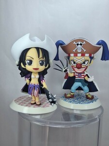 ONE PIECE 一番くじ きゅんキャラ 2体セット バギー アルビダ 道化 フィギュア 四皇 海賊