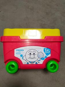 アンパンマン　ブロックワゴン　自動販売機　ジュース 知育玩具 おもちゃ