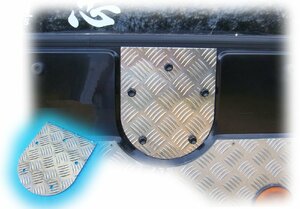 アルミ縞板製ジムニー用背面パネル（スペアタイヤプレート） 適用車種：SJ30 JA11（バン用） jimny NTS技研 クロカン
