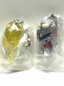 ウルトラマンティガ&グリッターバージョン　スイング　チェーンホルダー　キーホルダー　２個