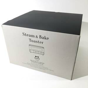 未使用 BRUNO ブルーノ Steam&Bake トースター スチーム&ベイク レシピ付き 菊TK