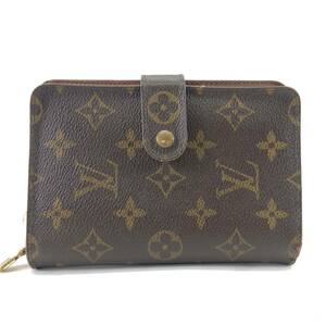 LOUIS VUITTON ルイヴィトン モノグラム ポルトパピエ ジップ M61207 2つ折り財布 ラウンドファスナー ウォレット 小銭入れ 24b菊MZ