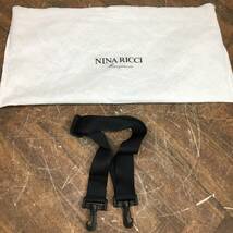 NINA RICCI ニナリッチ 2WAYボストンバッグ ショルダーバッグ 黒 ブラック 鞄 旅行鞄 レディース 24b菊TK_画像10