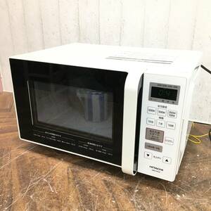  Hitachi /HITACHI микроволновая печь ад tsu свободный HMR-FR181 внутри Flat 17L белый белый рабочее состояние подтверждено 24b.E