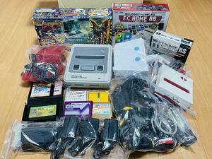 ジャンク　ゲーム類　スーパーファミコン　ファミコンソフト　ファミコン互換機