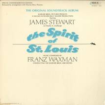 A00415842/LP/フランツ・ワックスマン「The Spirit of St.Louis : OST (US盤・サントラ「翼よ! あれが巴里の灯だ(1957)」)」_画像1
