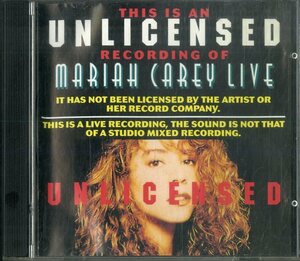 D00134855/D00134855/CD/マライア・キャリー(MARIAH CAREY)「Live - Unlicensed (1994年・SW-127)」