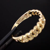 AVALANCHE Diamond 10K Yellow Gold Ring 13号 アヴァランチ ダイヤモンド イエローゴールド リング 1-9778-01_画像5