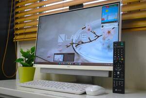 ★☆23.8型液晶 LAVIE desk all in one/第8世代Corei7/16GB/新品:超高速SSD+HDD /Office/3波ダブルTVチューナー/Blu-ray/ハイレゾ/k29☆★