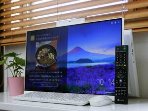 ★☆23.8型 LAVIE Home All-in-one /激速Nvme＋HDD/第10世代 Corei7/16GB/Office/W録画対応3波TV/AudioEngine/Blu-ray/HDMI入力/gd875☆★