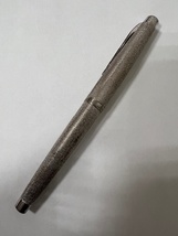 大G「18726」PLATINUM プラチナム 万年筆 SILVER刻印 銀製 シルバー ペン先 ALLOY Pt刻印 筆記未確認_画像2