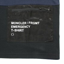 送料無料 190 MONCLER GENIUS 7 FRAGMENT モンクレール ジーニアス 8C00002 8392B ネイビー Tシャツ 半袖 size M_画像7