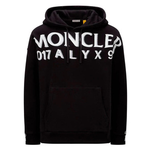 送料無料 60 MONCLER GENIUS モンクレール ジーニアス 1017 ALYX 9SM 8G00001 M2781 ブラック パーカー スウェット ロゴ size XLの画像7