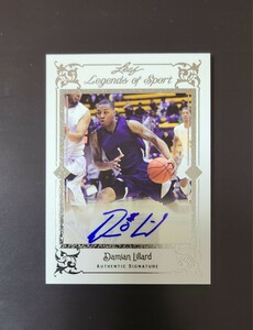 【10シリ】2012-13 Leaf Legends of Sports Damian Lillard RC auto ルーキー サイン カード リラード