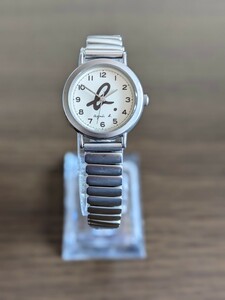 1P【美品】アニエスベーagnes b 腕時計 V701-6210 レディース シルバー ブレスレットウォッチ