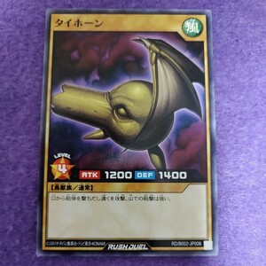 遊戯王 ラッシュデュエル タイホーン ノーマル RD/B002-JP008