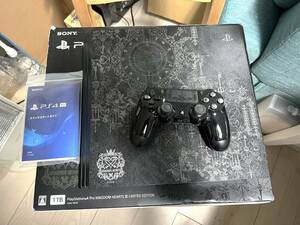 SONY PS4/プレイステーション4 Pro本体 SSD500GB換装 KINGDOM HEARTS III LIMITED EDITION ソフトなし (中古品)