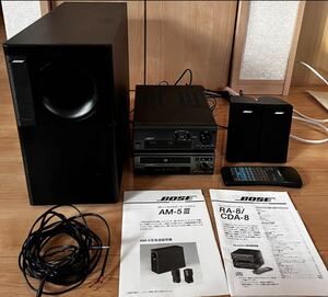 通電確認のみBOSE RA-8 CDA-8スピーカーAM-5|||状品