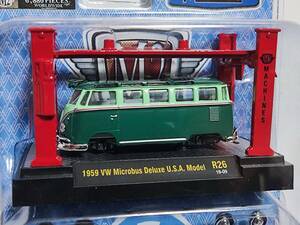 M2 MACHINES 1/64 Model Kit‐1959 VW Microbus Deluxe USA T1 /M2マシーン 組み立て モデルキット/フォルクスワーゲン マイクロバス