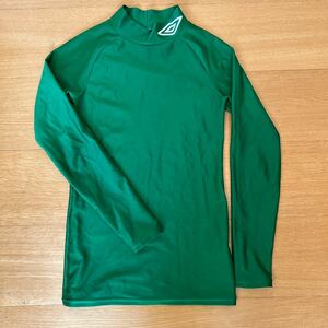  high‐necked long sleeve sport UNDER long sleeve inner shirt Umbro UMBRO 160 soccer man green green 