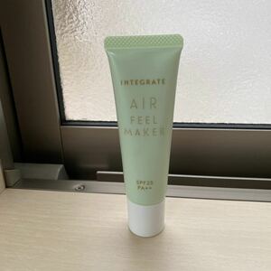  Shiseido fitito Integrate air fi-ru Manufacturers mint color spf25*PA++ / all season makeup base / use item / tester as 