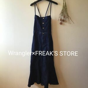 Good condition★ ★彡美品Wrangler×FREAK'S STORE Sサイズ ★彡デニムマーメイドワンピース