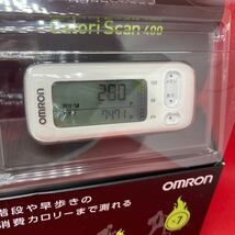 新品 オムロン Calori Scan HJA-400 万歩計 ポケットIN活動量計 白ホワイト 未開封 OMRON_画像2