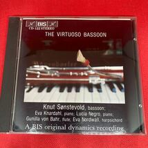 THE VIRTUOSO BASSOON/Knut Sonstevold,Eva Knardahl, 日本語解説付き BIS-CD-122 ,バスーン,ファゴット,Beethoven,Tansman,Boutry,Arnold_画像1