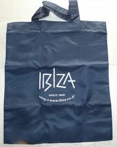 ★　IBIZA イビサ エコバック ネイビー　紺色 新品未使用 非売品 　★_画像1