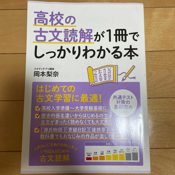 高校の古文読解が１冊でしっかりわかる本　はじめての古文学習に最適！ 岡本梨奈／著