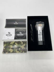 ☆アウトドア☆ ＃14418 NATURA ナトゥーラ LED SUPER FLASH LIGHT 未使用 ステッカー付