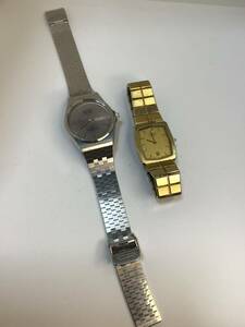【ジャンク腕時計2本セット】CITIZEN 不動品　部品取り　ジャンク1-50 sh