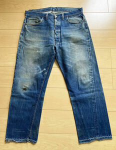 BigE 501 リーバイス LEVI’S ヴィンテージ 36 517 505 606 506XX 507XX 557XX 558XX 559XX 71205 66 70505 イエロー オレンジ綿糸