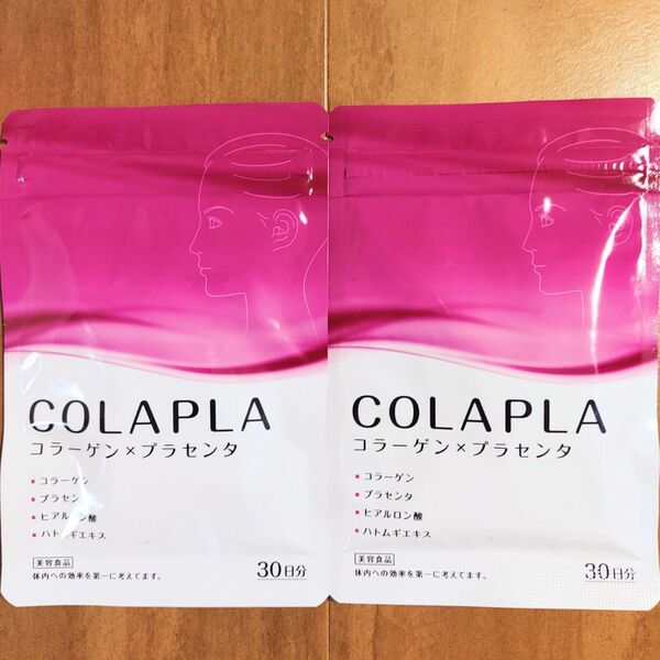 COLAPLA コラプラ 30日分×２／コラーゲン、プラセンタ サプリメント