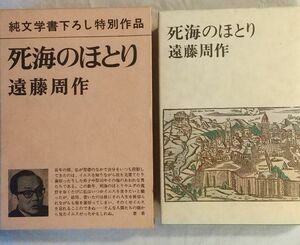 遠藤周作『死海のほとり』新潮社 純文学書き下ろし特別作品