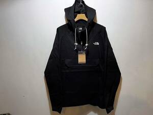 新品 正規品 USA限定 The North Face ノースフェイス US-XL ストレッチ アノラック ナイロンジャケット BLACK パッカブル