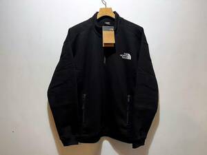 新品 正規品 USA限定 The North Face ノースフェイス US-XL 希少ハーフジップ ヘビーウエイトスエット フリースジャケット 黒