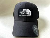 即決 USA限定 本物 日本未発売 The North Face ノースフェイス トラッカーハット メッシュキャップ 帽子 男女兼用 調節可能 ブラック_画像4