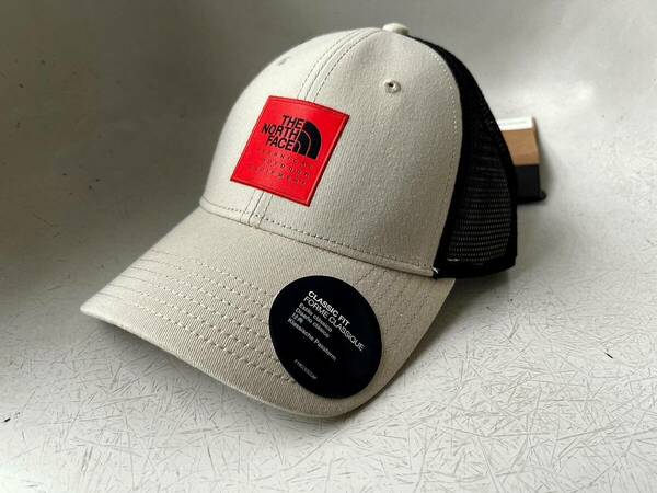 送料無料 即決 新品 USA限定 本物 The North Face ノースフェイス トラッカーハット メッシュキャップ 帽子 GRAVEL 男女兼用 アジャスター