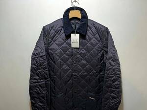 新品 本物 春に Barbour バブアー LIDDESDALE リデスデイル キルティング ブルゾン ジャケット リッズデール Navy Mサイズ