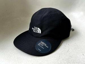 新品 正規品 USA限定 The North Face ノースフェイス ロゴ刺繍 帽子 ストレッチキャップ アウトドアー キャンプ 男女兼用 調節可能 黒