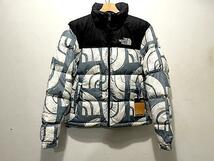 新品 正規品 USA限定 日本未発売 The North Face ノースフェイス US-M ハーフドームプリント ヌプシ ダウンジャケット NUPTSE 男女兼用_画像6