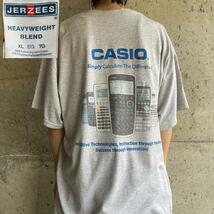 GF240 Tシャツ 企業T ビンテージ CASIO カシオ 電卓 プロモT_画像1