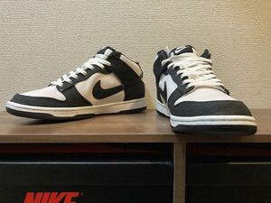 【28cm】Nike Dunk Mid Panda Canvas DV0830-102