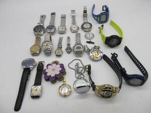 【★１円～★現状販売！】[UOMT]時計おまとめ G-SHOCK・CASIO・BRONICA・Swatch 等 ★計20本をまとめて1円からスタート！★